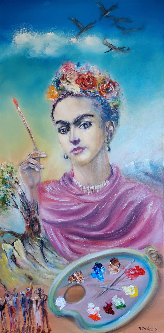 Oil painting "Frida"