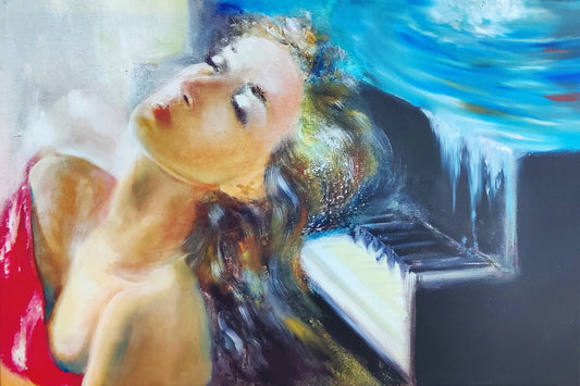Oil painting "Piano Fantasy"